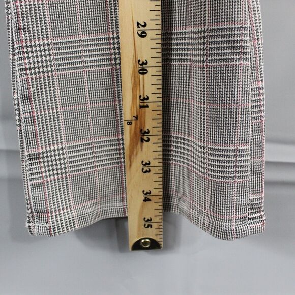 Frame Jeans Womens 24 Denim High Rise Crop Mini Boot Cut Washed Plaid Pant - Picture 14 of 14